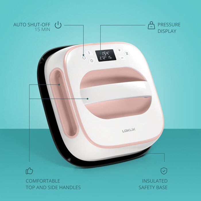 LOKLiK Easy Heat Press - Romance Pink - Afbeelding 3