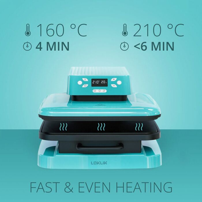 LOKLiK Auto Heat Press - Blue - Afbeelding 5