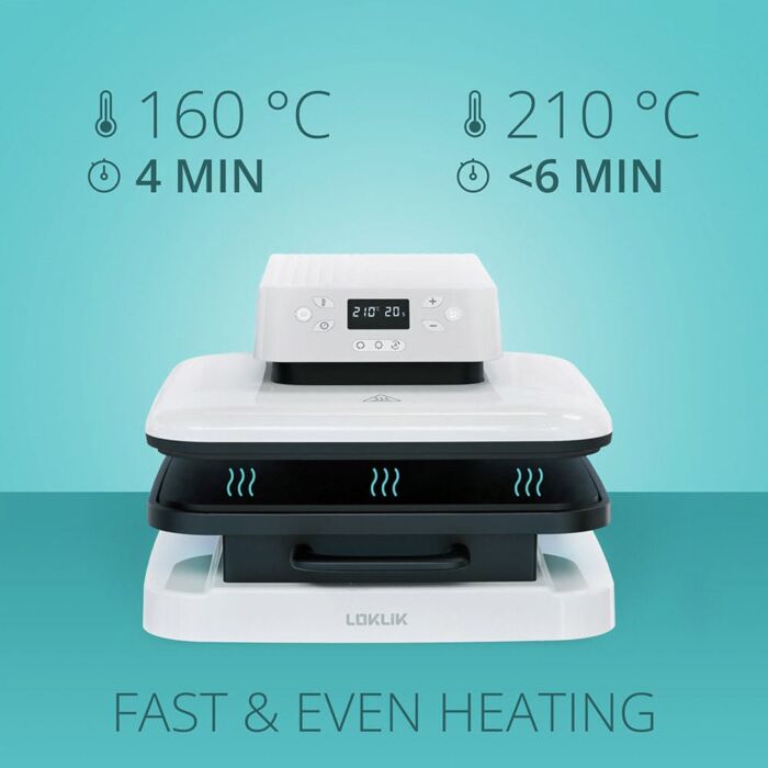 LOKLiK Auto Heat Press - White - Afbeelding 5