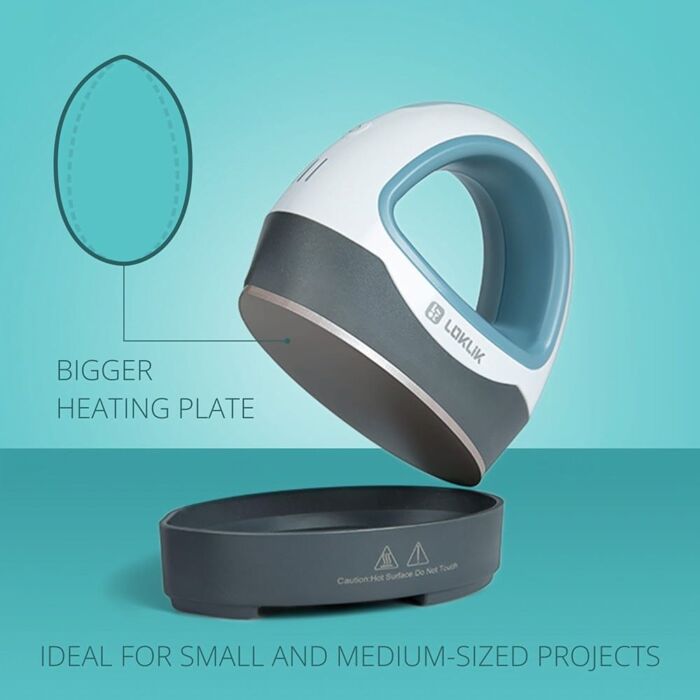 LOKLiK Mini Heat Press - LOKLiK Blue - Afbeelding 5