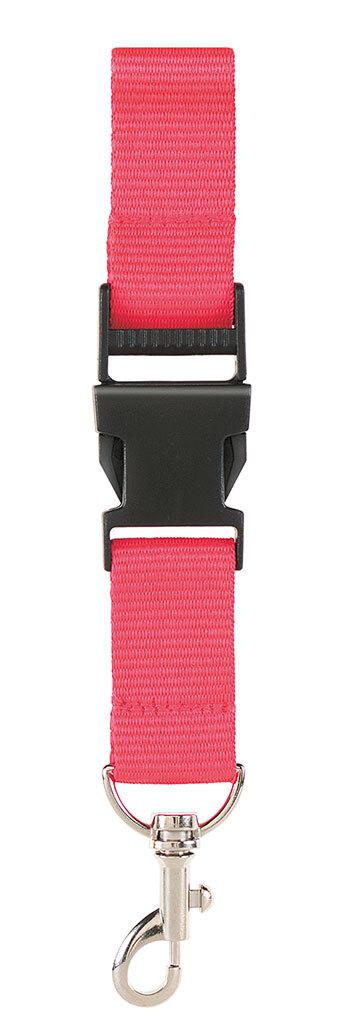Keycord 2,5 cm breed met kunststof sluiting