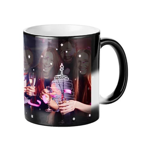 11oz Magic Mug Black - Afbeelding 7