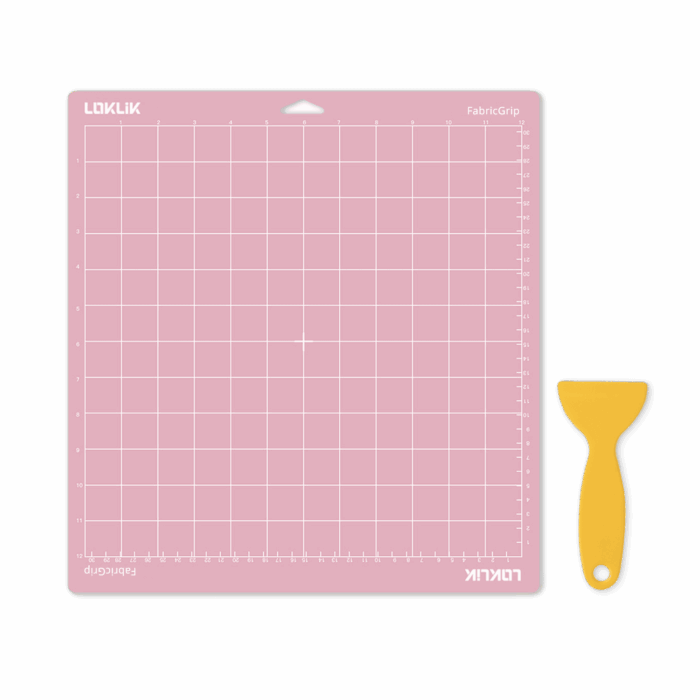 LOKLiK Cutting Mat 3 Pack - Pink Fabric Grip