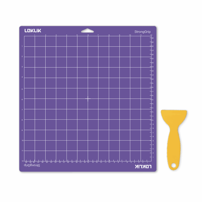 LOKLiK Cutting Mat 3 Pack - Purple Hard Grip