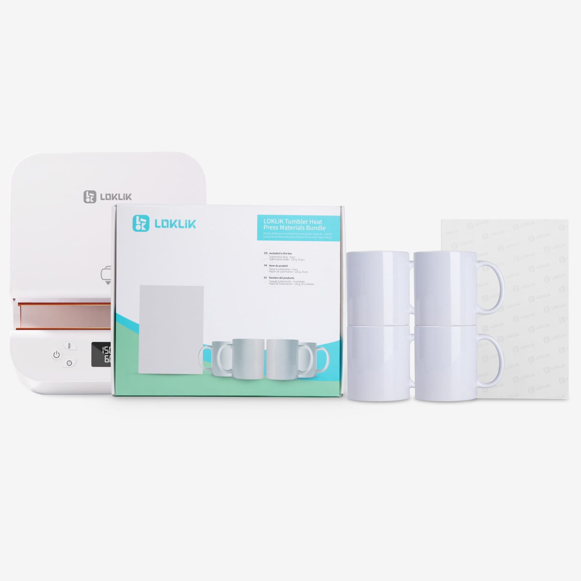 LOKLiK Starter Pack for Auto Tumbler Heat Press - Afbeelding 3