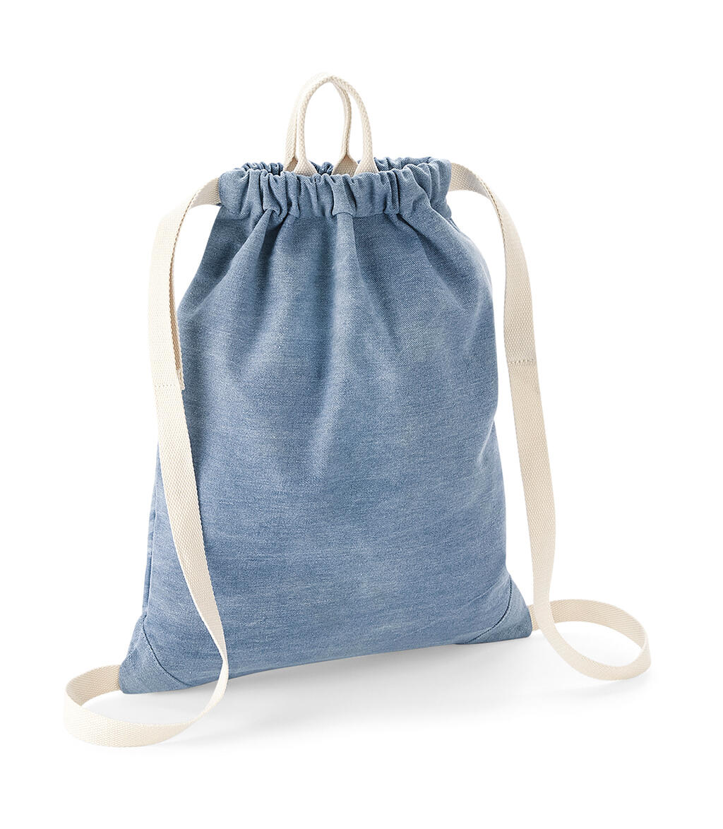 Bagbase Denim Gymsac - Afbeelding 6