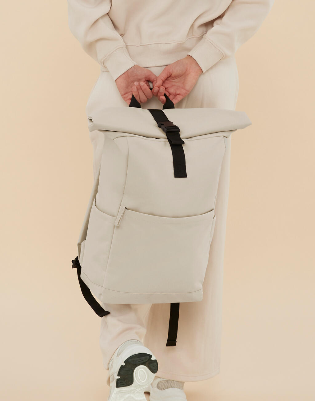 Bagbase Premium Recycled Roll Top Backpack - Afbeelding 3