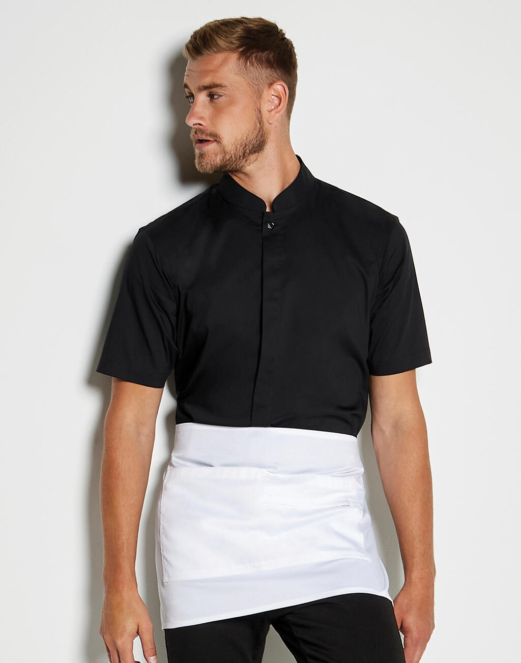 Bargear Tailored Fit Mandarin Collar Shirt SSL