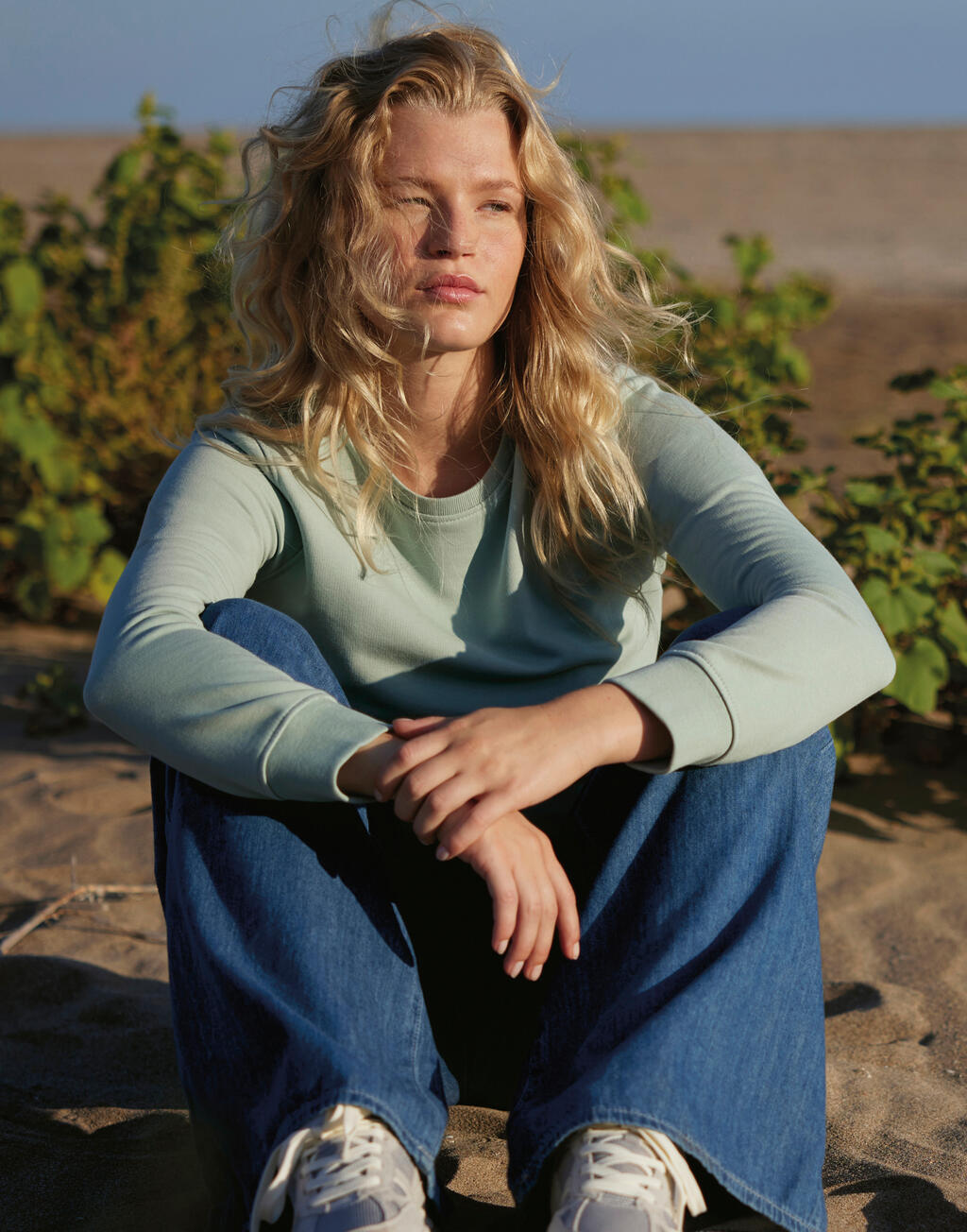 B&C Crew Neck /women French Terry - Afbeelding 2