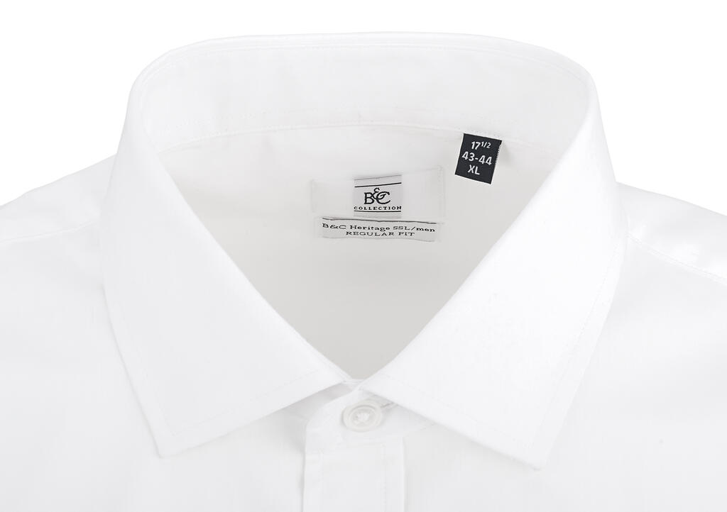 B&C Heritage LSL/men Poplin Shirt - Afbeelding 2