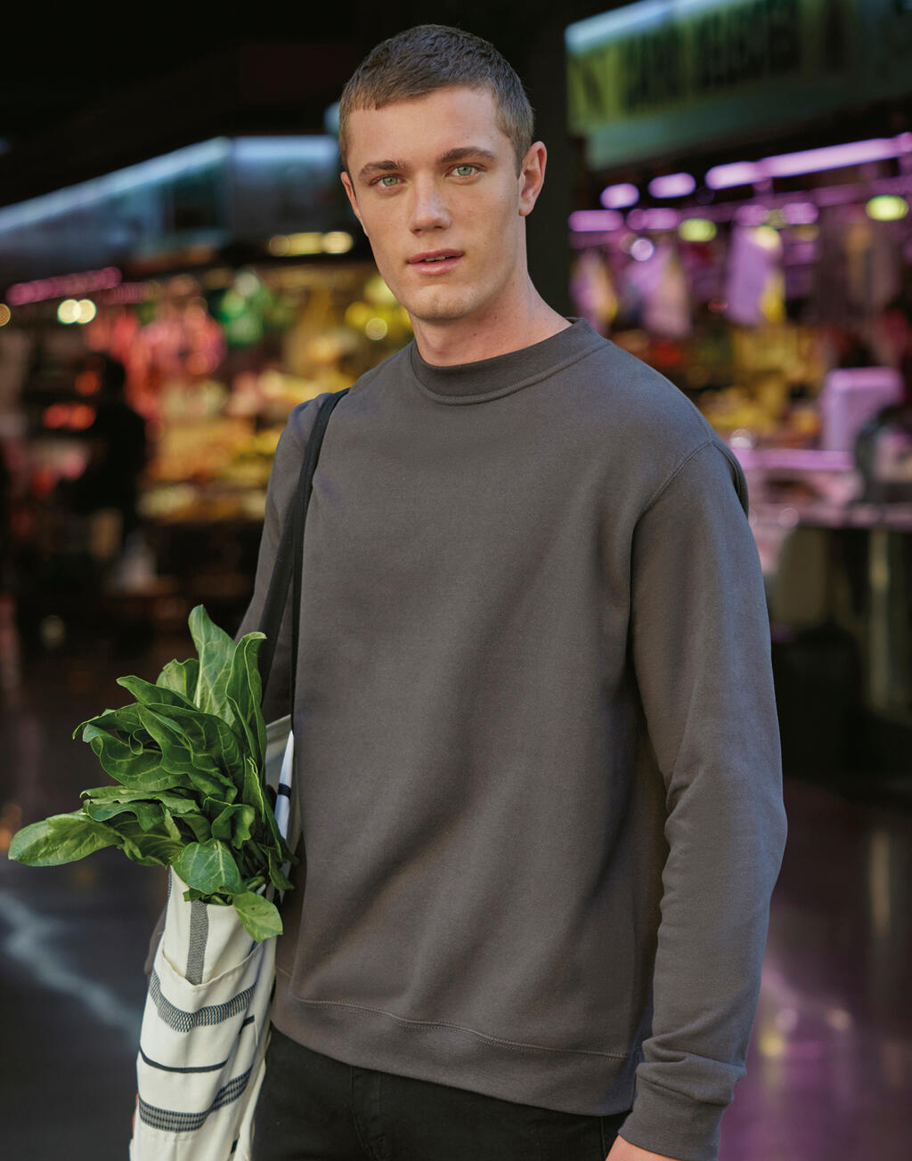 B&C ID.002 Cotton Rich Sweatshirt - Afbeelding 3
