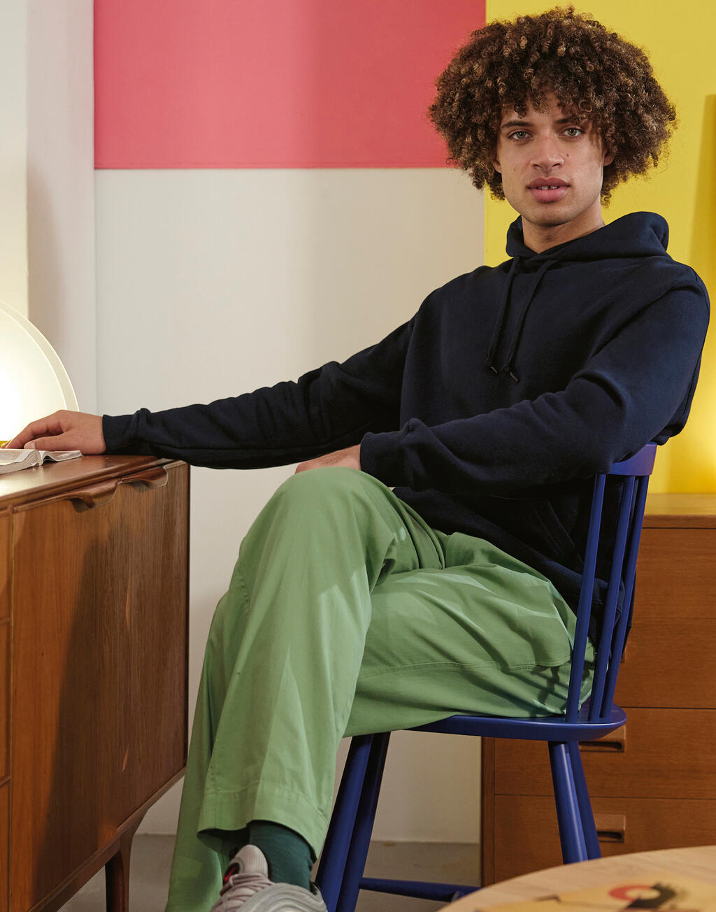 B&C ID.003 Cotton Rich Hooded Sweatshirt - Afbeelding 3