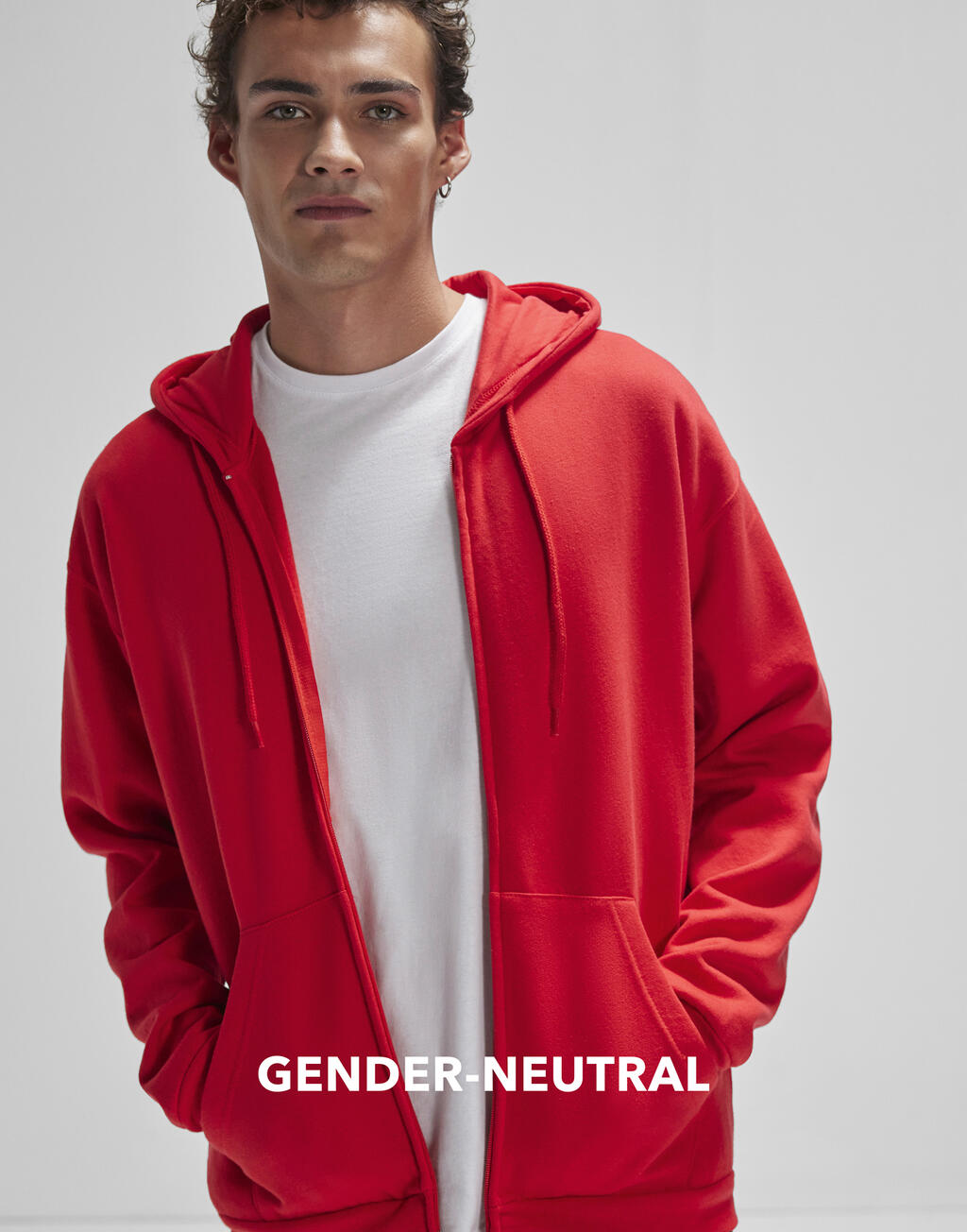 B&C ID.224 Zip Hood - Afbeelding 2