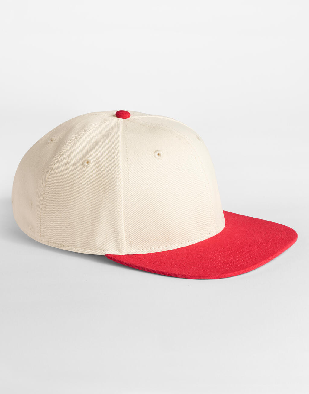 Beechfield Contrast Flat Peak 6 Panel Cap - Afbeelding 4