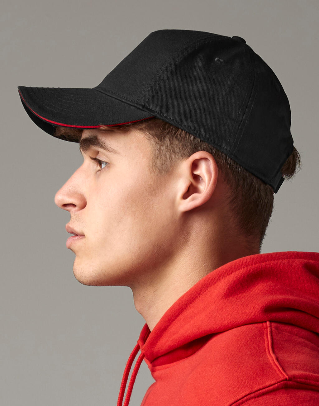 Beechfield EarthAware® Clas. Org. Cotton 5 Panel Sandwich Peak - Afbeelding 3