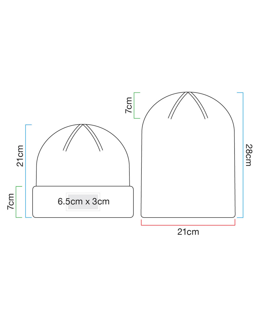 Beechfield Fashion Patch Beanie - Afbeelding 5