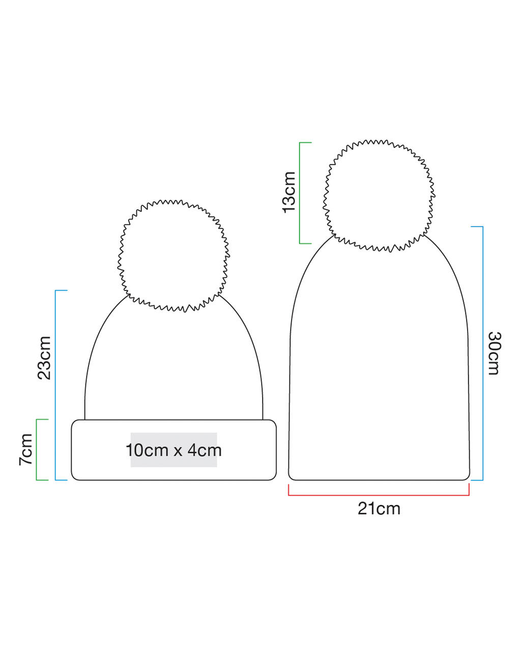 Beechfield Hygge Striped Beanie - Afbeelding 3