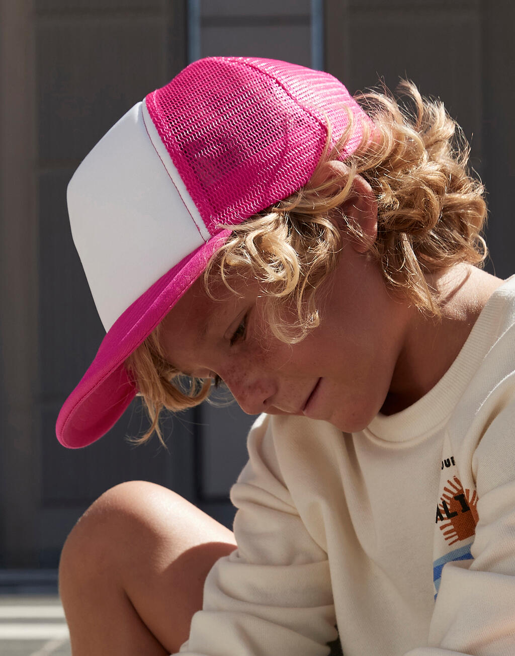 Beechfield Junior Vintage Snapback Trucker - Afbeelding 4