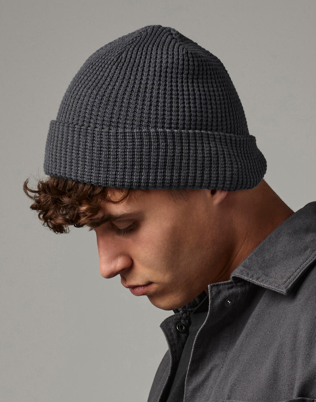 Beechfield Organic Cotton Waffle Beanie - Afbeelding 4