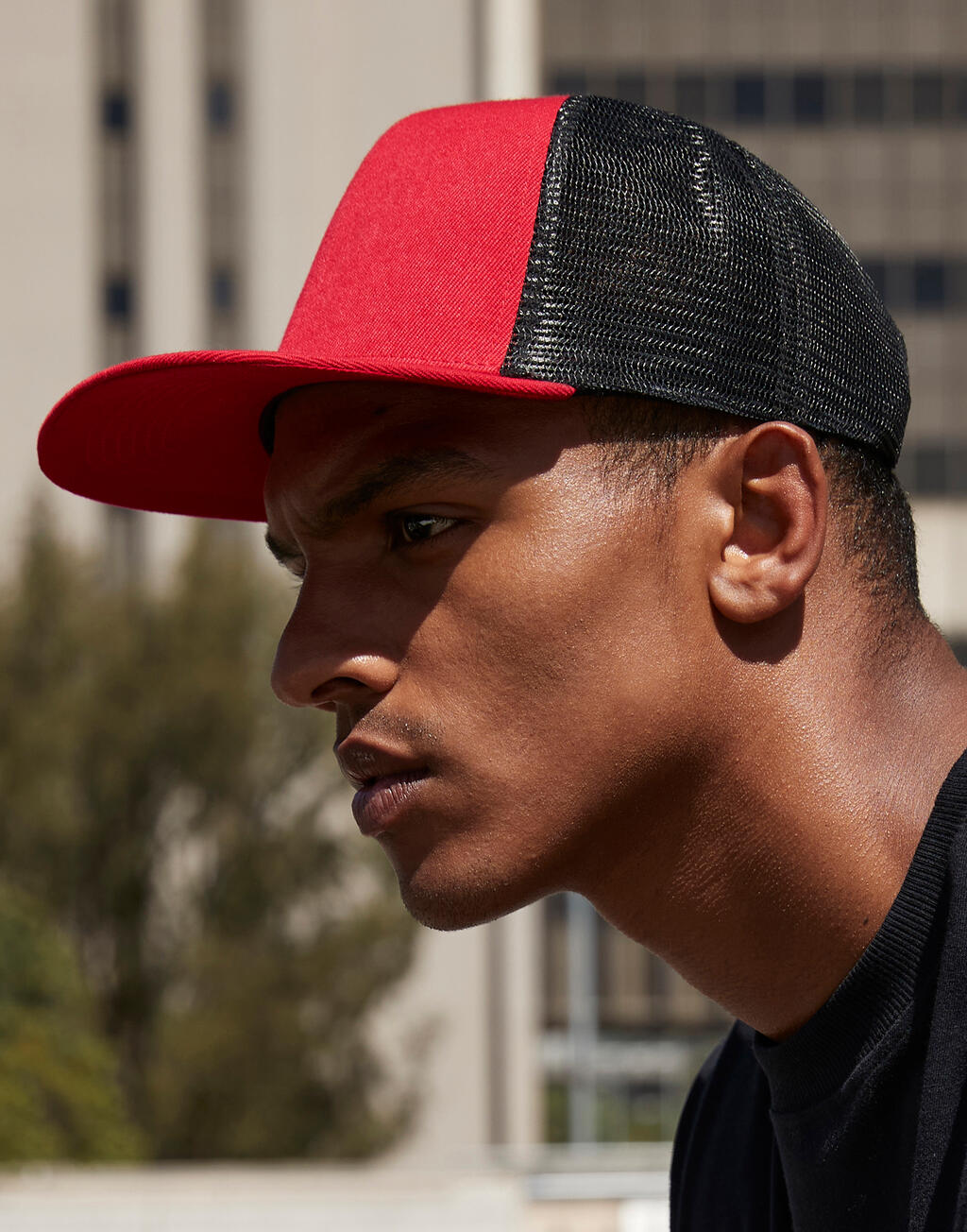 Beechfield Original Flat Peak 6 Panel Trucker - Afbeelding 4