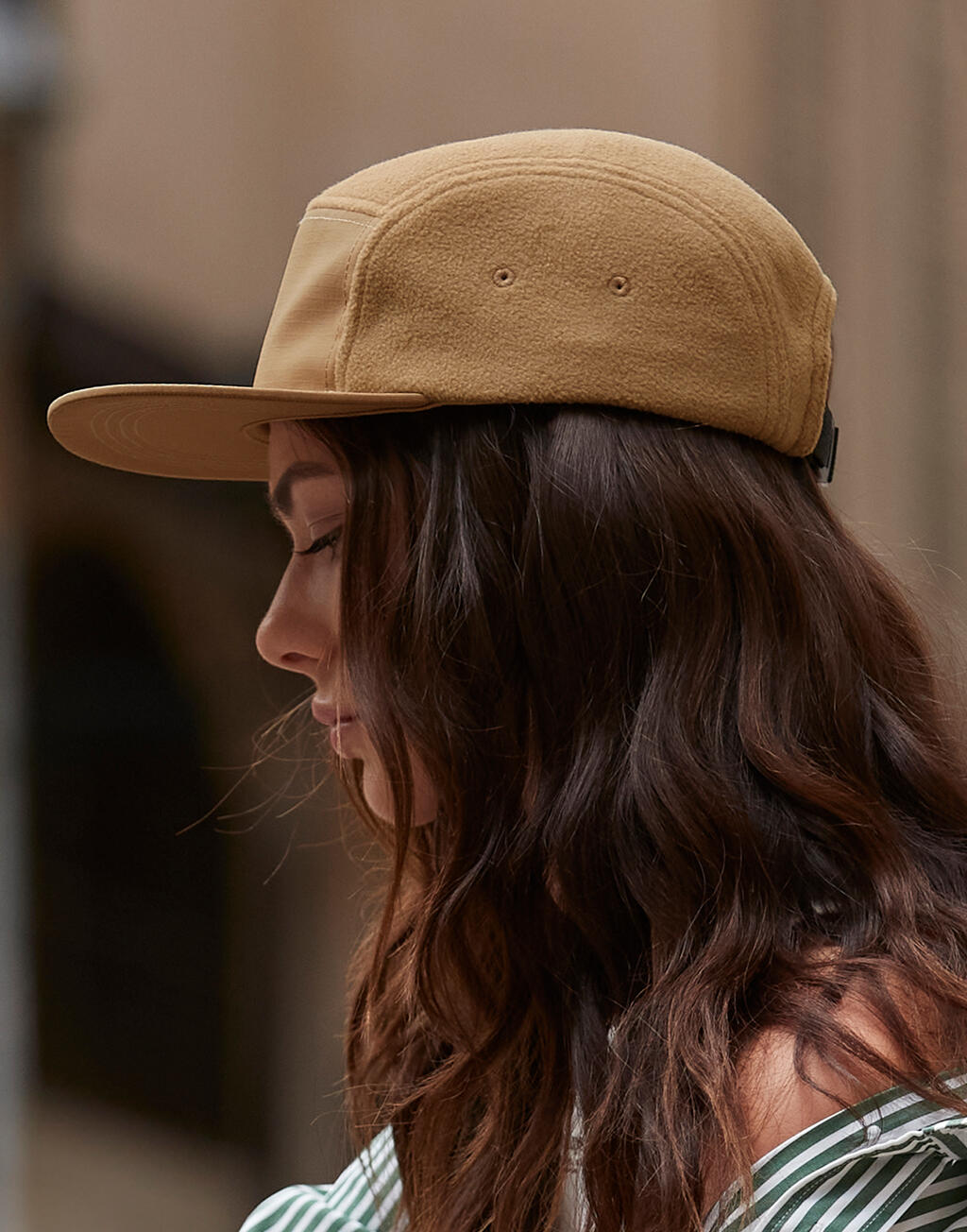 Beechfield Recycled Fleece Outdoor Camper Cap - Afbeelding 2