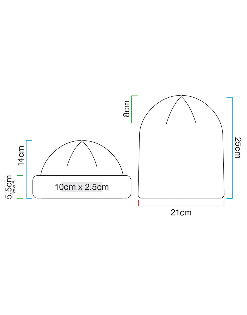 Beechfield Recycled Mini Fisherman Beanie - Afbeelding 3