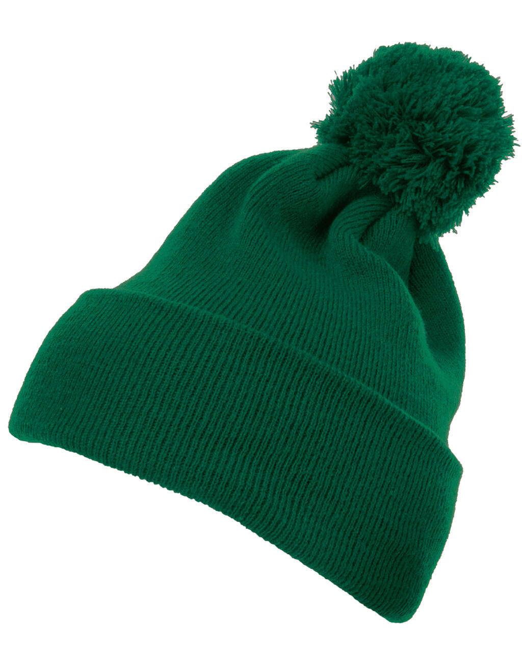 Flexfit Cuffed Pom Pom Knit Beanie