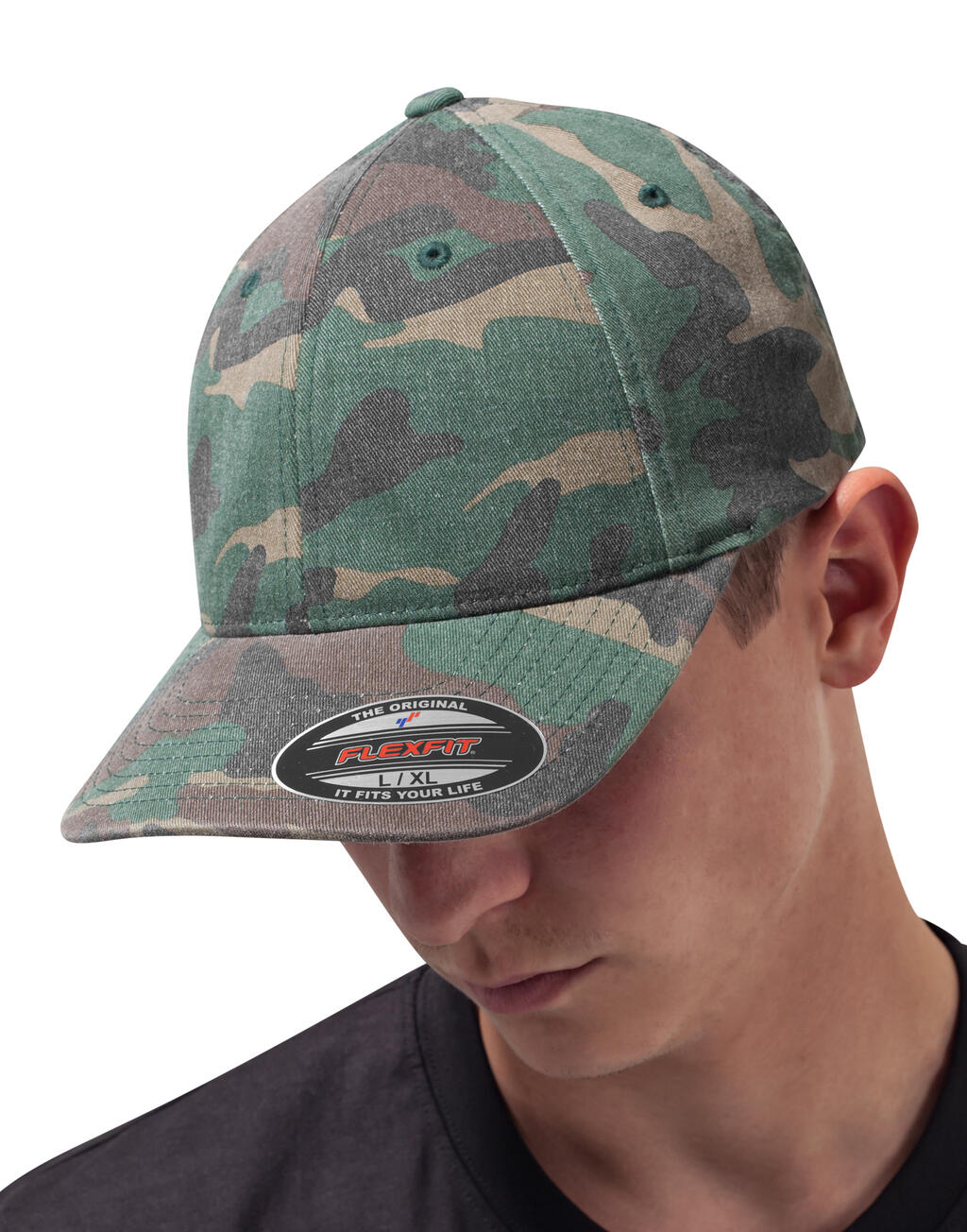 Flexfit Flexfit Garment Washed Camo