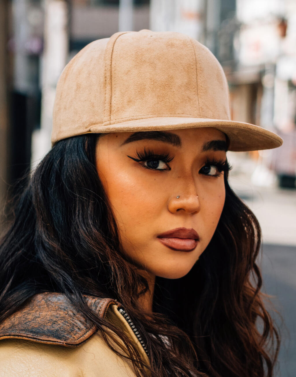 Flexfit Suede Leather Snapback - Afbeelding 3