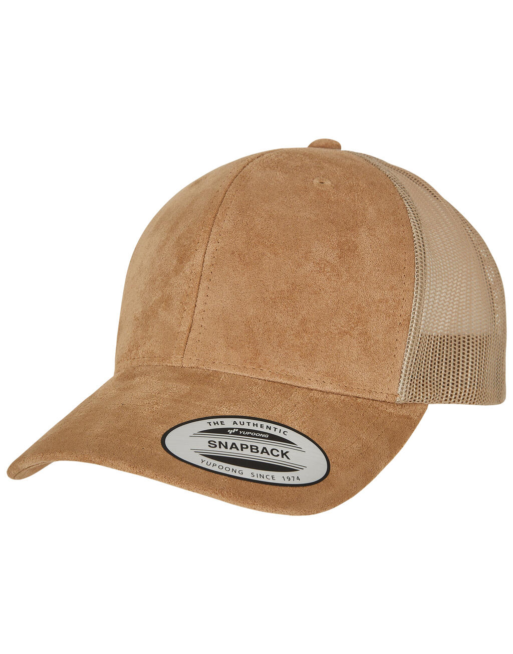 Flexfit Suede Leather Trucker Cap