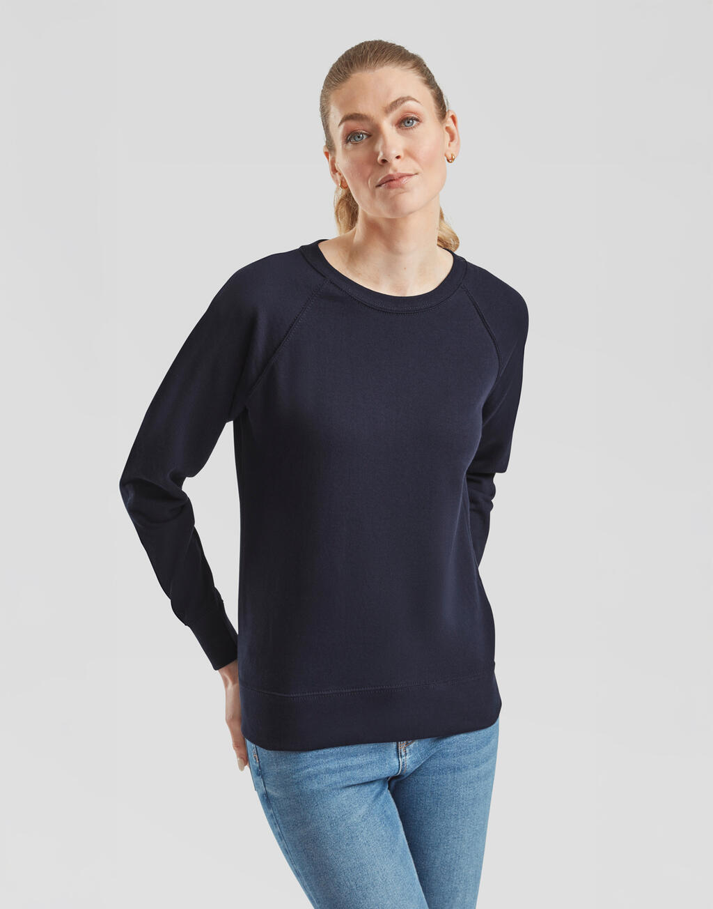 Fruit of the Loom Ladies Lightweight Raglan Sweat - Afbeelding 2