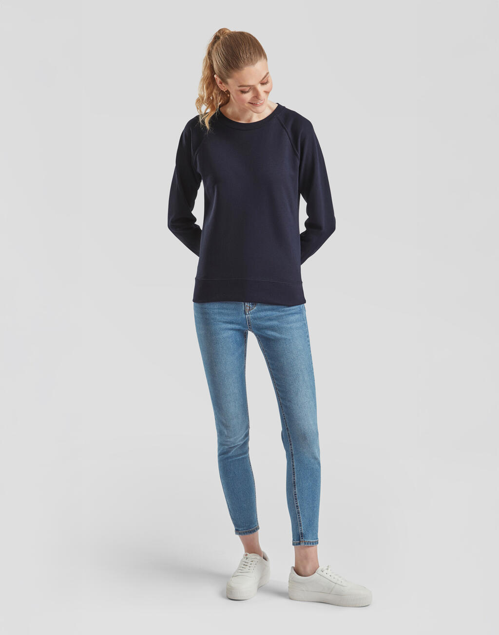 Fruit of the Loom Ladies Lightweight Raglan Sweat - Afbeelding 4