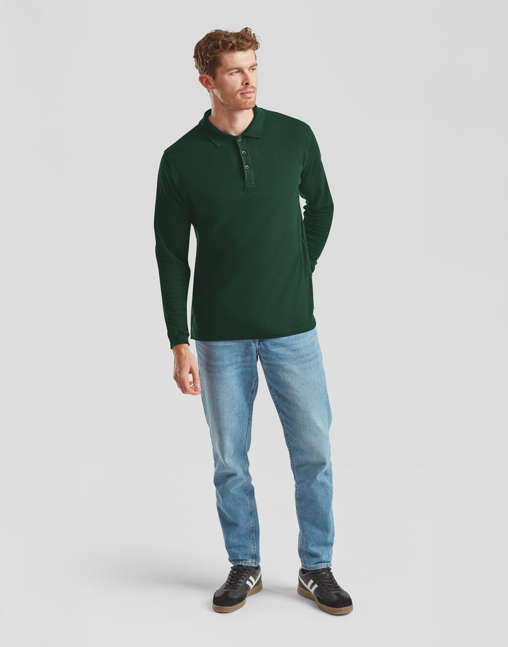 Fruit of the Loom Premium Long Sleeve Polo - Afbeelding 4
