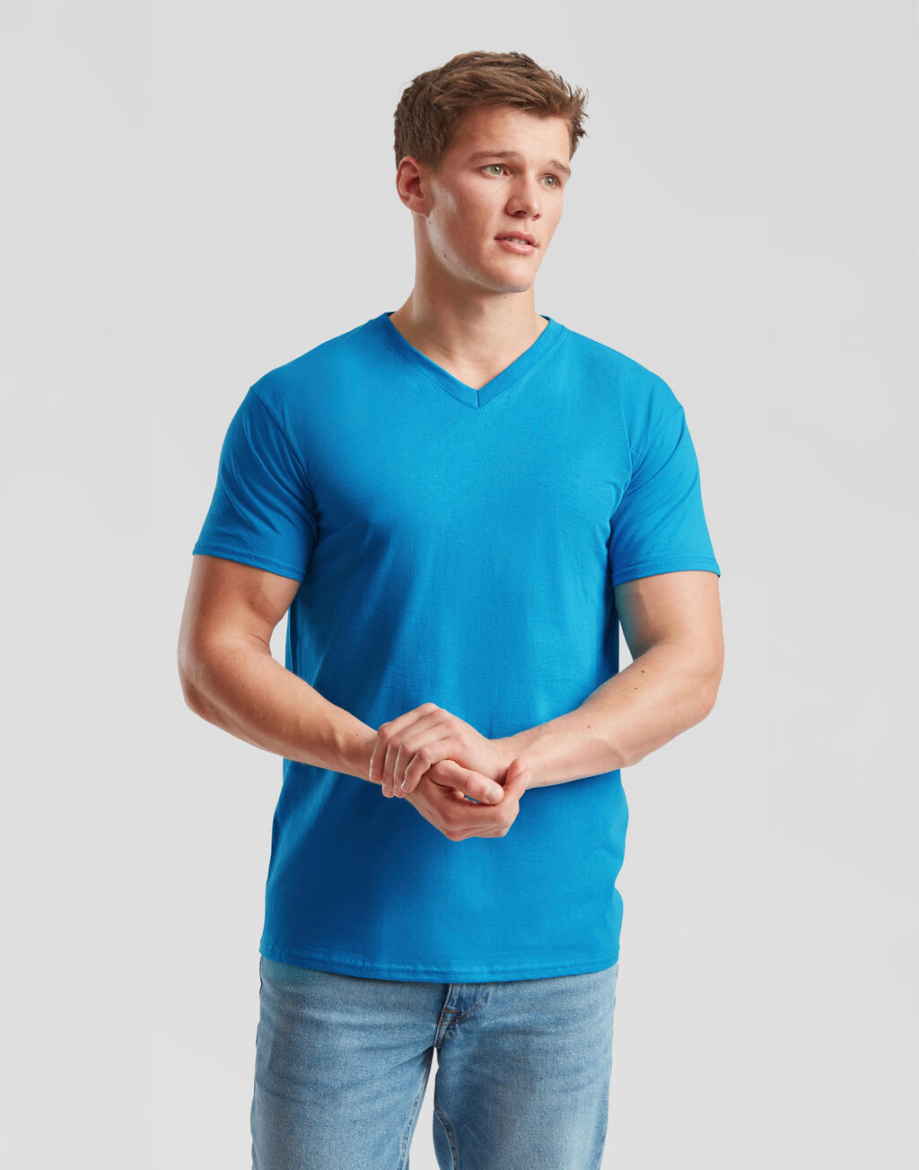 Fruit of the Loom Valueweight V-Neck T-Shirt - Afbeelding 2