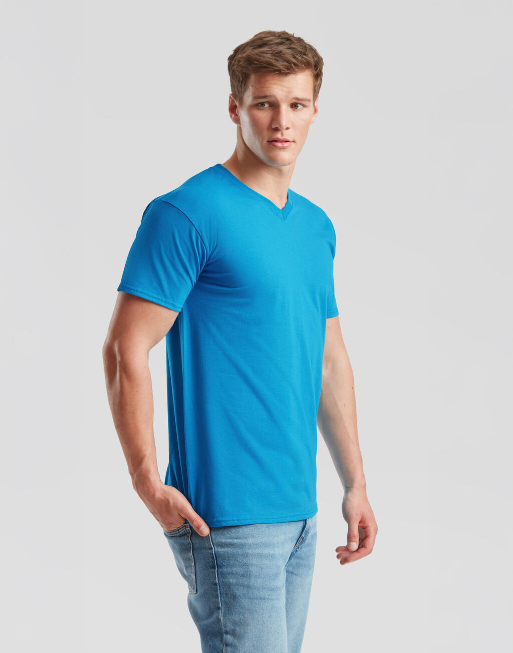 Fruit of the Loom Valueweight V-Neck T-Shirt - Afbeelding 3
