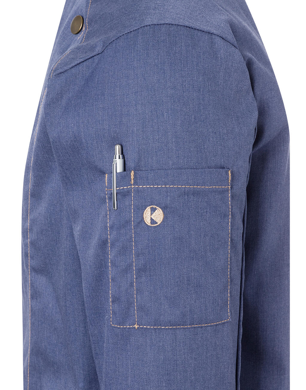 Karlowsky Chef Jacket Jeans Style - Afbeelding 7