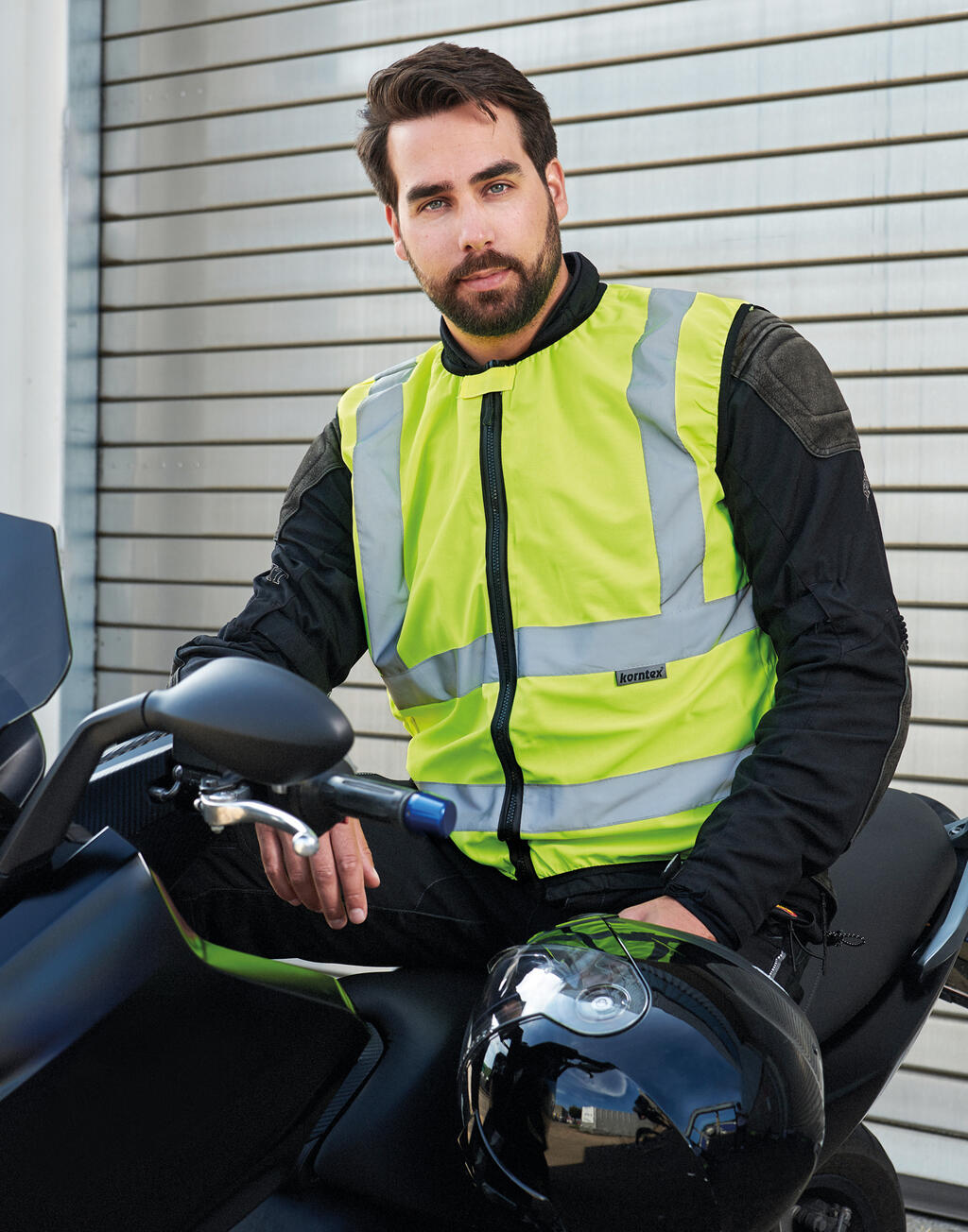 Korntex Hi-Vis Biker Vest “Schleiz”