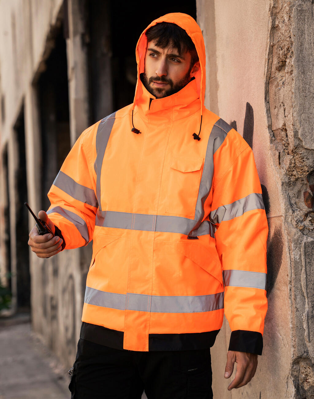 Korntex Hi-Vis Rain Jacket Lite "Kaunas" - Afbeelding 2
