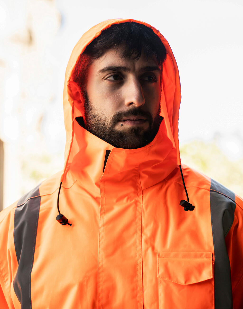 Korntex Hi-Vis Rain Jacket Lite "Kaunas" - Afbeelding 3