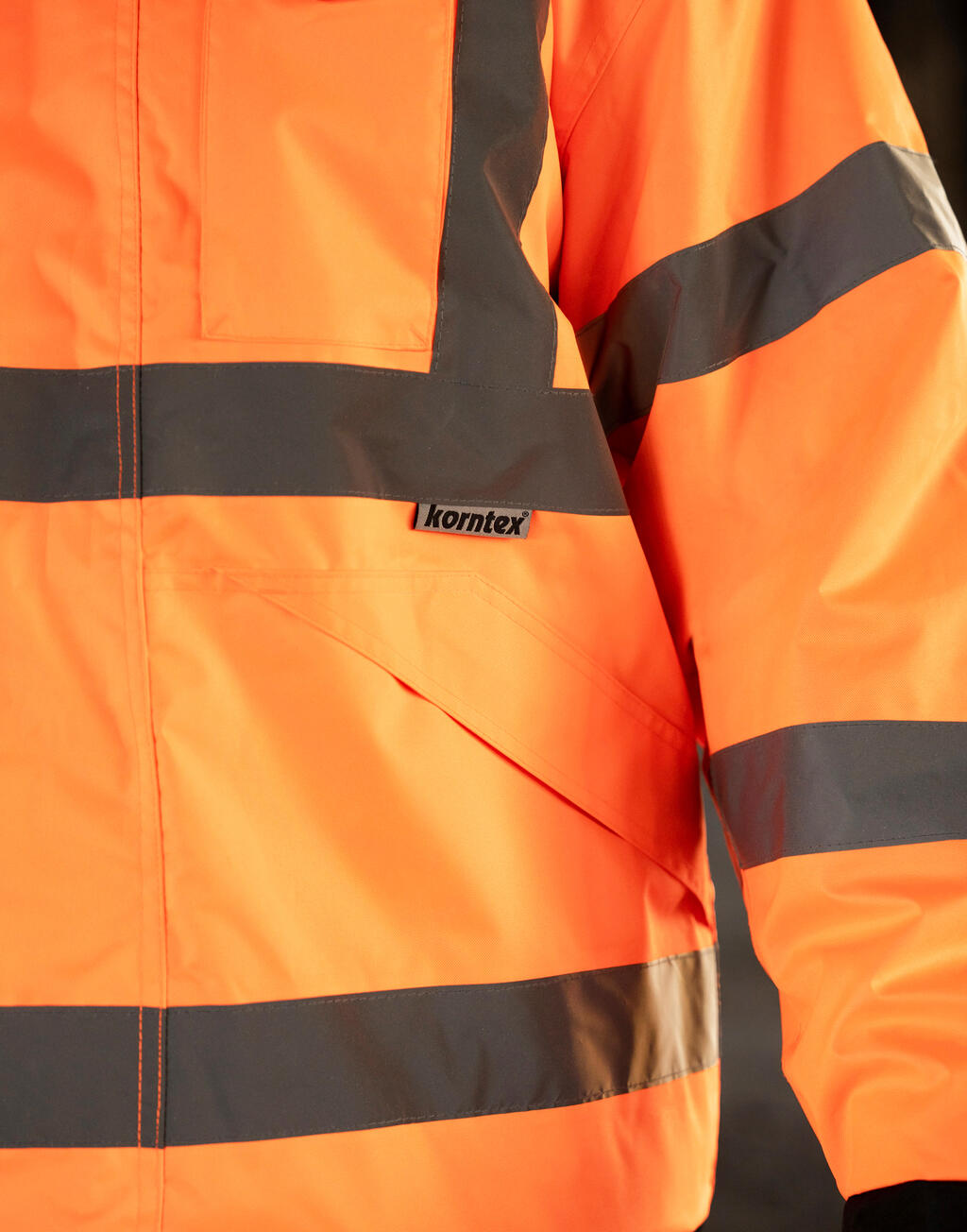 Korntex Hi-Vis Rain Jacket Lite "Kaunas" - Afbeelding 4