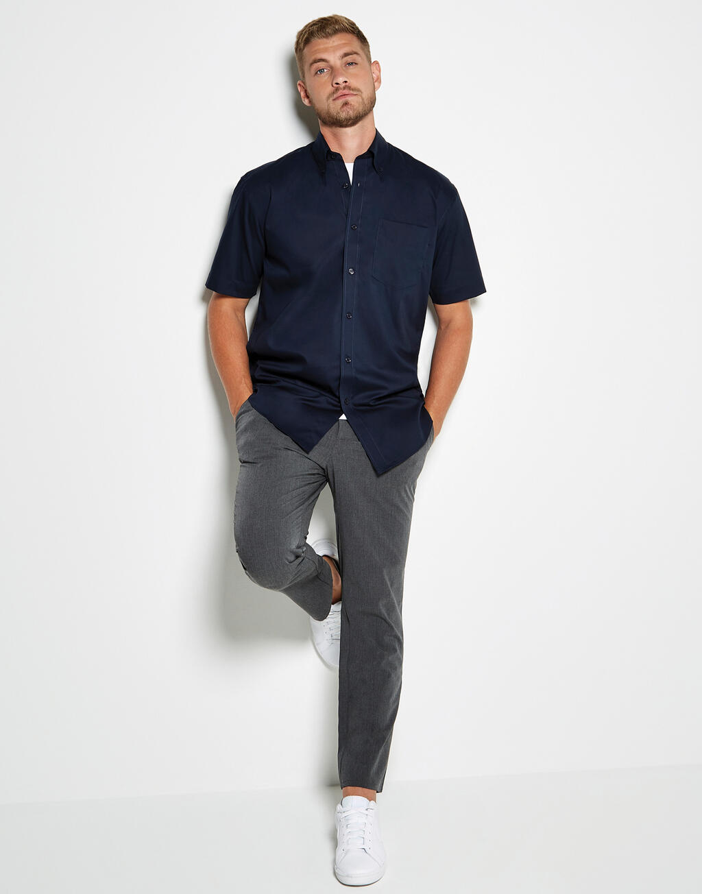 Kustom Kit Classic Fit Premium Oxford Shirt SSL - Afbeelding 11