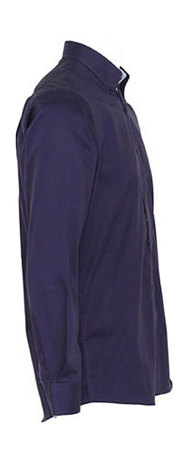 Kustom Kit Tailored Fit Premium Contrast Oxford Shirt - Afbeelding 5