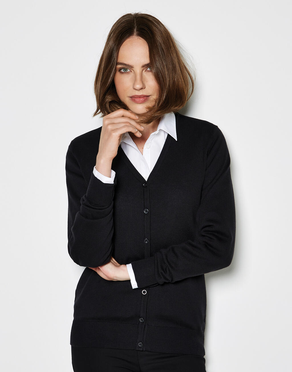 Kustom Kit Women’s Classic Fit Arundel V Neck Cardigan