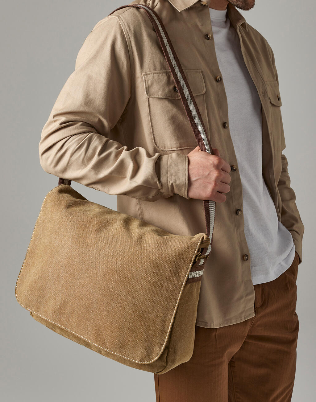 Quadra Vintage Canvas Despatch Bag
