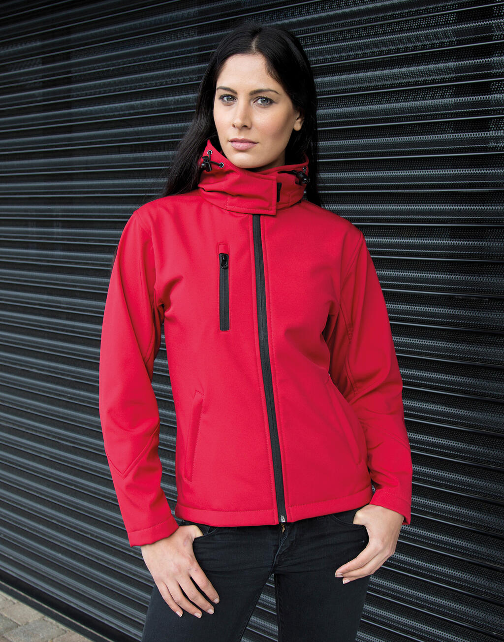 Result Core Ladies TX Performance Hooded Softshell Jacket