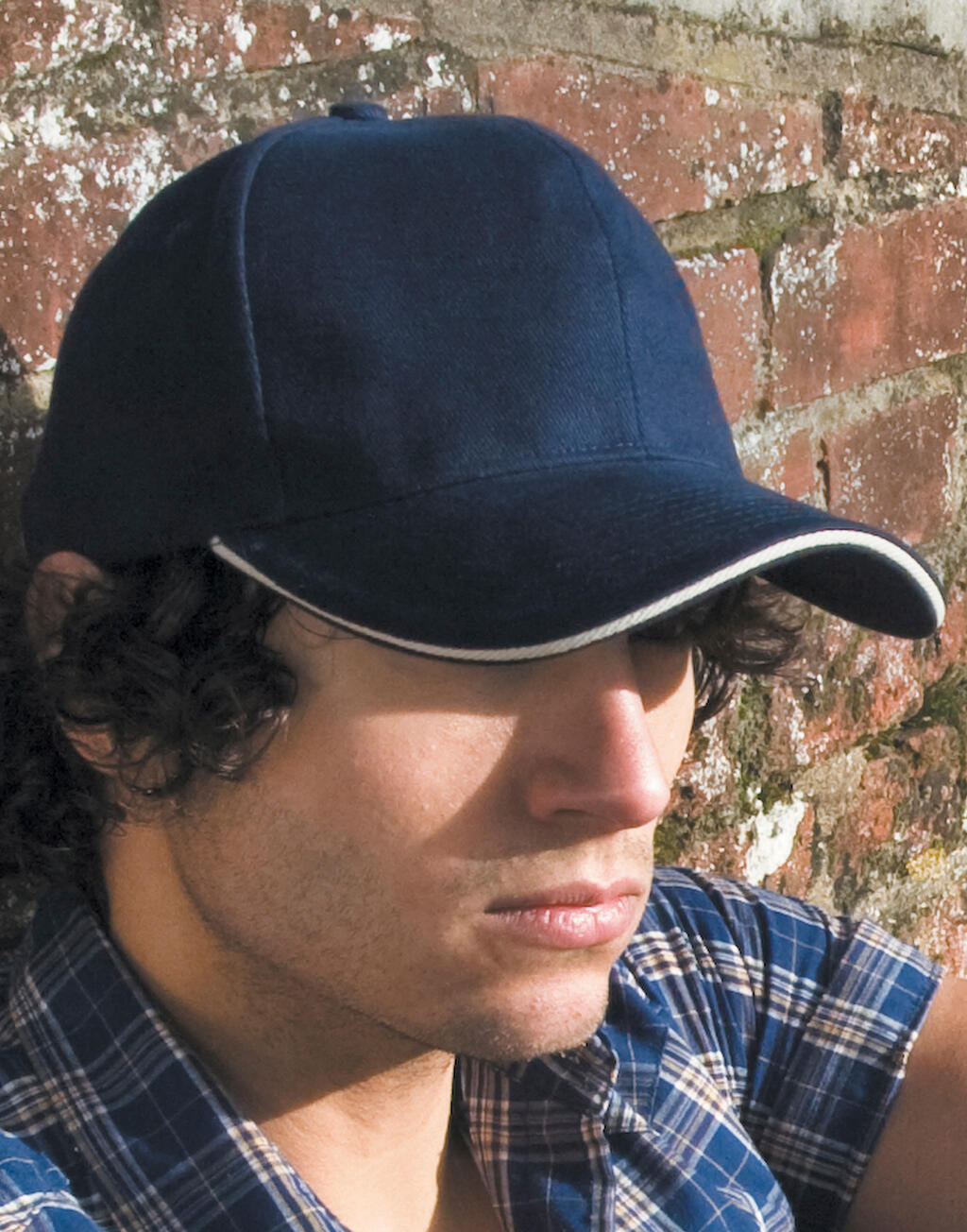 Result Headwear Sandwich Brushed Cotton Cap - Afbeelding 3