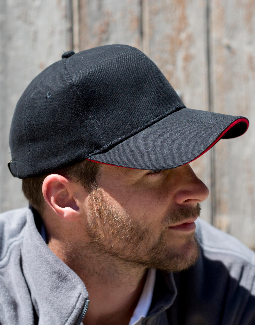 Result Headwear Sandwich Brushed Cotton Cap