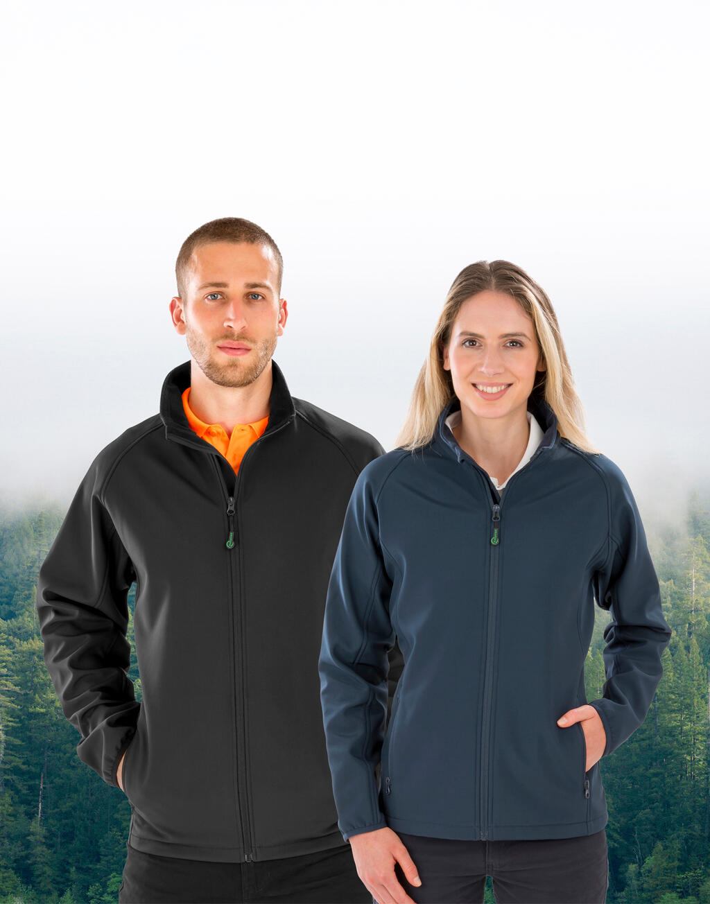 Result Recycled Men's Recycled 2-Layer Printable Softshell Jacket - Afbeelding 4