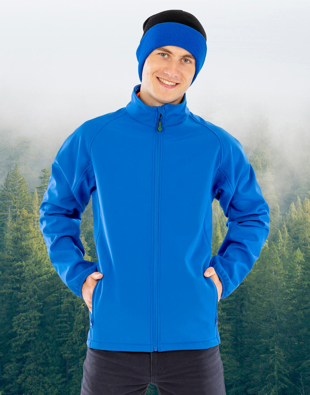 Result Recycled Men's Recycled 2-Layer Printable Softshell Jacket - Afbeelding 5