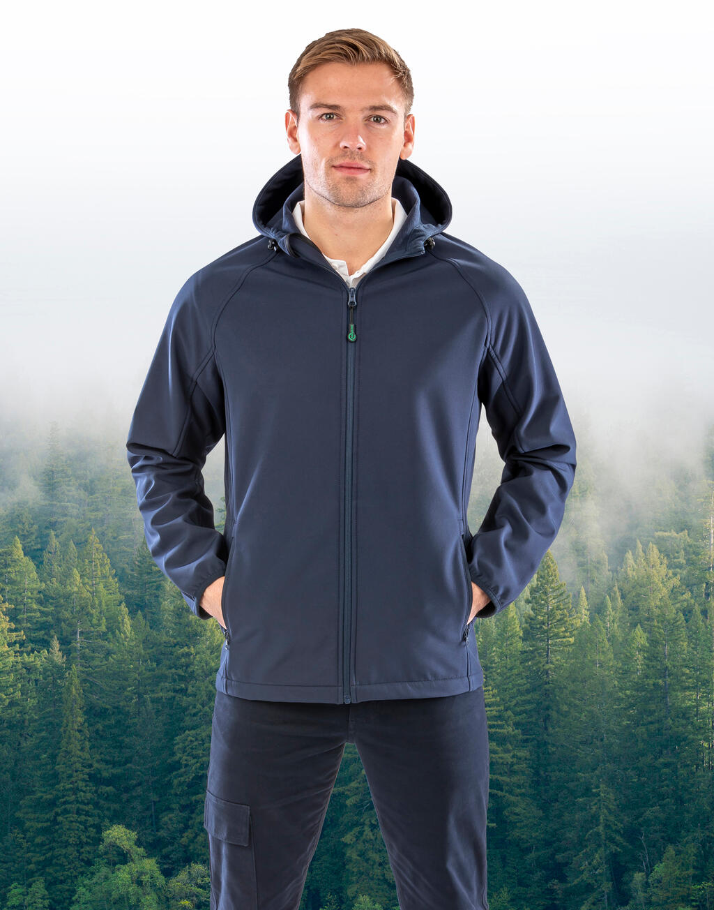 Result Recycled Men’s Recycled 3-Layer Hooded Softshell